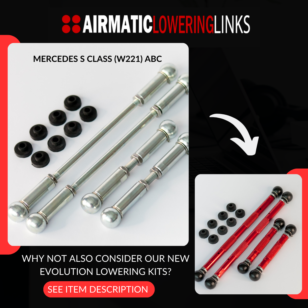 MERCEDES S550 S63 S65 W221 ABC SUSPENSION ADJUSTABLE LOWERING