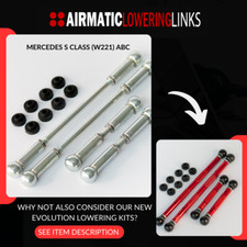 MERCEDES TIEFERLEGUNGSLENKER SATZ - S550 S63 S65 W221 ABC (PREMIUM VOLL VERSTELLBAR)