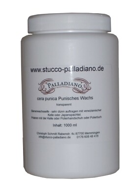 cera punica Punisches Wachs Glanz für stucco veneziano und Marmorino 1 Ltr