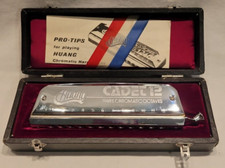 Huang Cadet 12 Harmonica w/Case and Pro-Tips Sheet