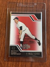 WHITEY FORD #’d /1350 - 2008 Topps Triple Threads RED Parallel #124 Yankees HOF