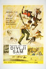 SAVAGE SAM Original exYU movie poster 1963 BRIAN KEITH, TOMMY KIRK, DISNEY'S