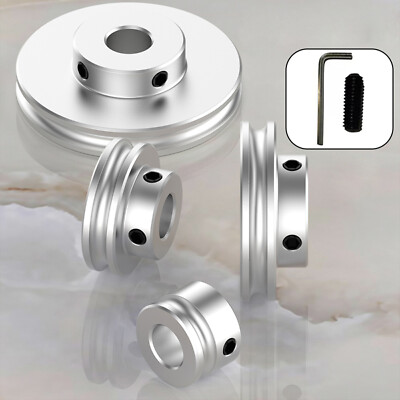 U-Rillenriemenscheibe PU-Riemen Antriebs Scheiben Breite 2mm Aluminum Ø 10-80mm