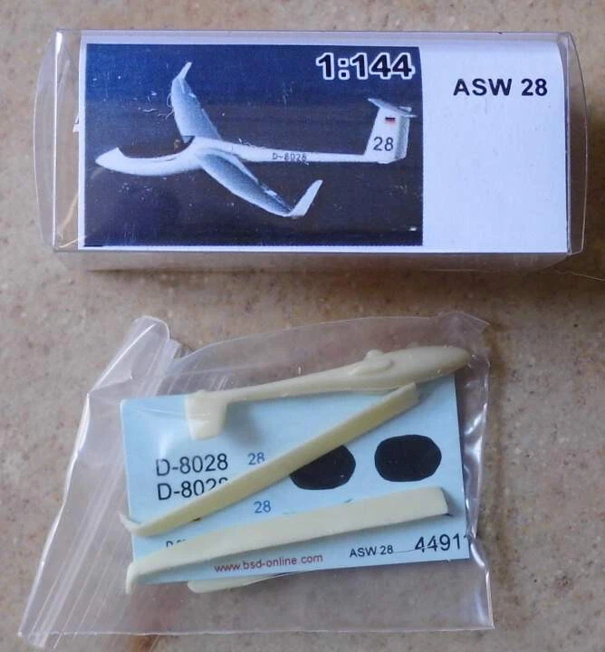 Segelflugzeug ASW 28  - 1:144  bs-design
