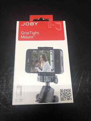 Joby Grip Tight Clamp Mount :Universal Phone Mount 2.1 -2.8  Wide : New, Black