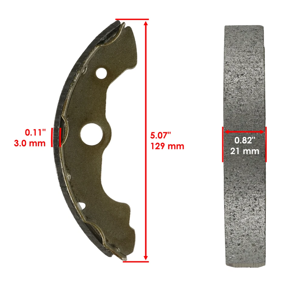 Front & Rear Brake Shoes for Honda TRX400FW Fourtrax Foreman 400 4X4 1995-2003 - Image 2 of 4