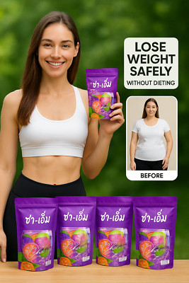4 Packs CHA-M TEA Dietary Supplement Weight Management Control 150g