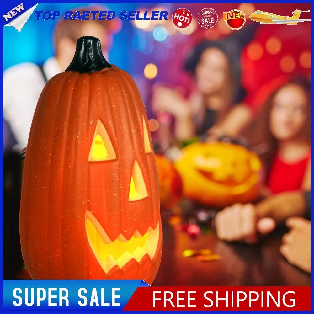 Halloween LED Pumpkin Decoration Halloween Light Battery Operated