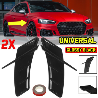 For AUDI A3 A4 A5 A6 A7 A7 A8 Q3 Q5 Side Marker Fender Air Wing Vent Trim Cover