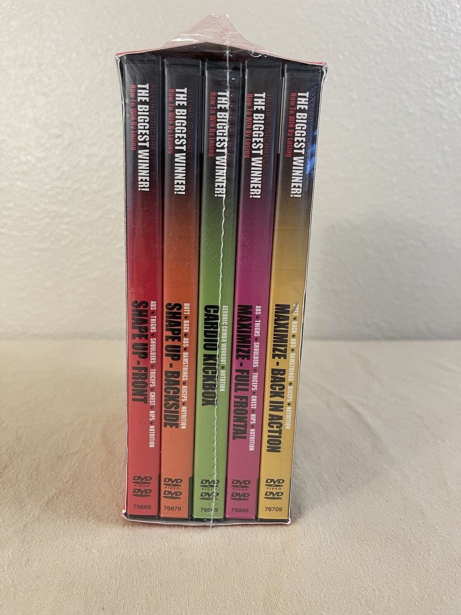 Jillian Michaels - 5 DVD Box Set - The Biggest Winner/Loser DVDs