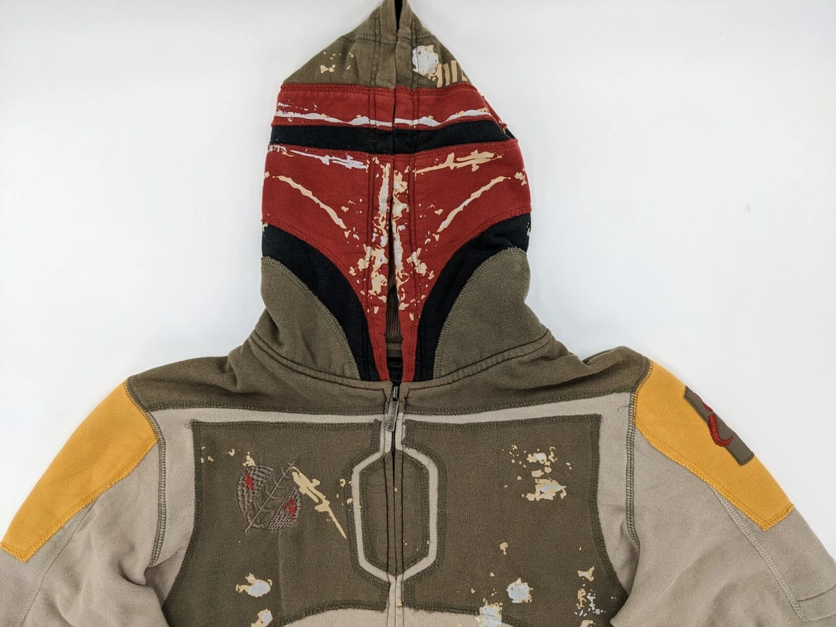 Marc Ecko Star Wars Boba Fett Full Zip Hoodie Sweatshirt Jacket SMALL | eBay