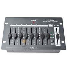 Mini 16 Channel Simple DMX Controller Console For Stage Lighting DJ Party