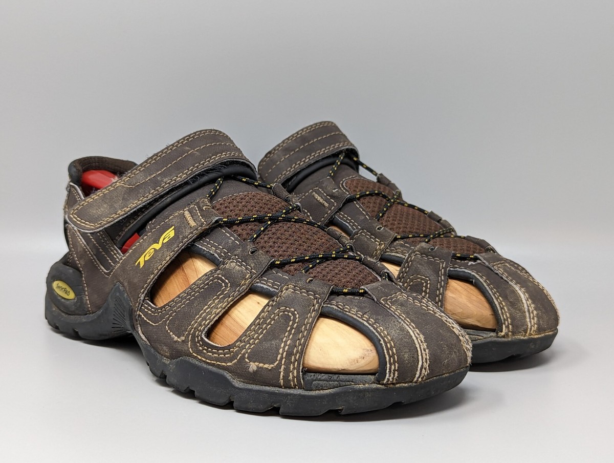 Teva Men's Forebay Fisherman Sandal Shoe Brown Hiking Adjustable - Main Image