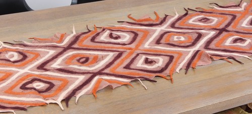 Felt Scarf Nuno Felted Shawl 18.90 x 79.53" Brand New Fast Shipment 15927 - Picture 2 of 10