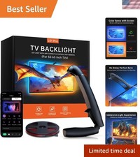 Adjustable 14.7ft TV LED Backlight with Music Sync - Easy Installation