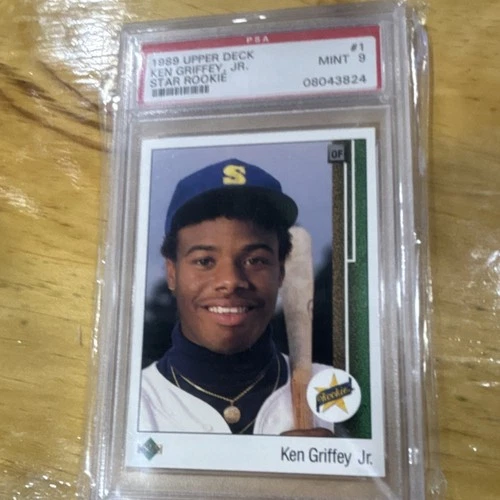 Upper Deck 1989 Ken Griffey Jr. Star Rookie #1 Seattle Mariners PSA 9 Rookie