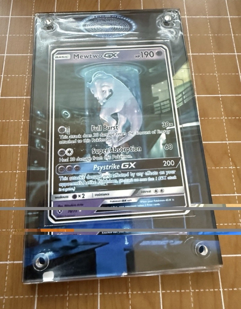 Mewtwo GX Full Art Shining Legends 78/73 Pokemon Extended Art Case