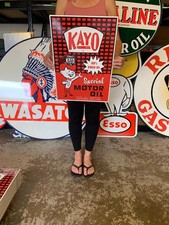 Vintage Style Metal Sign Kayo Oil Chattanooga TN 14x20 Made in USA