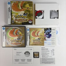 Pokemon Heartgold Version DS Complete Big Box With Pokewalker  CIB Authentic