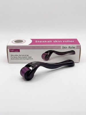 Steakali 540 Skin Derma Roller For Face Beard Scalp Anti Aging New Box