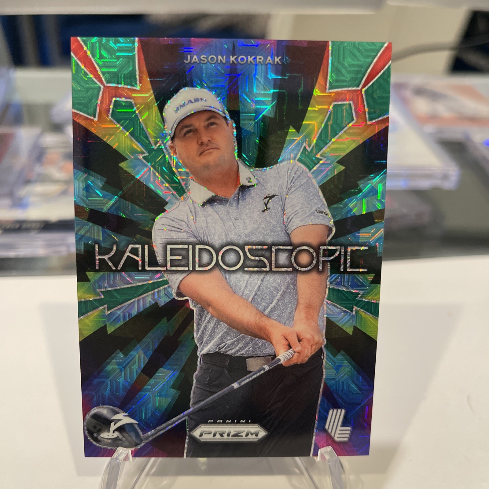2024 Panini Prizm LIV Golf Jason Kokrak Green Mojo Kaleidoscopic 54