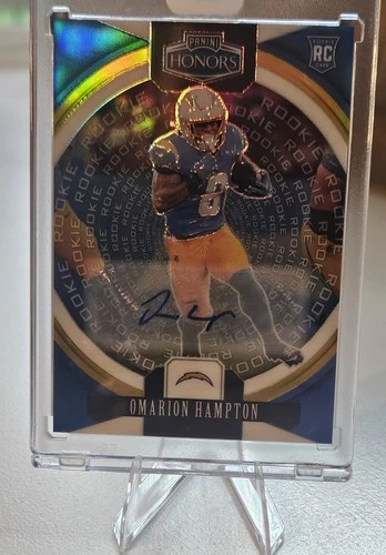 2025 Panini Honors Football Gold Omarion Hampton #47