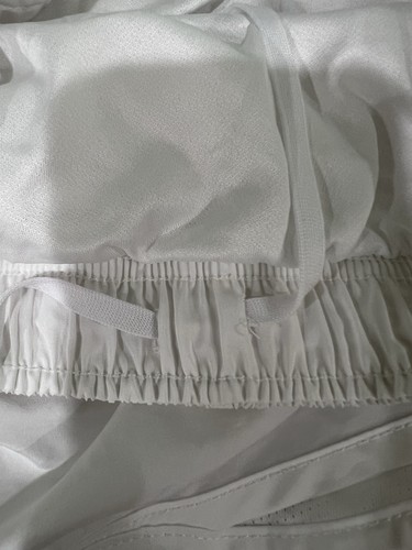 Nike Dri-Fit Women's Running Shorts Size M ~ 3” Inseam White - Picture 5 of 6