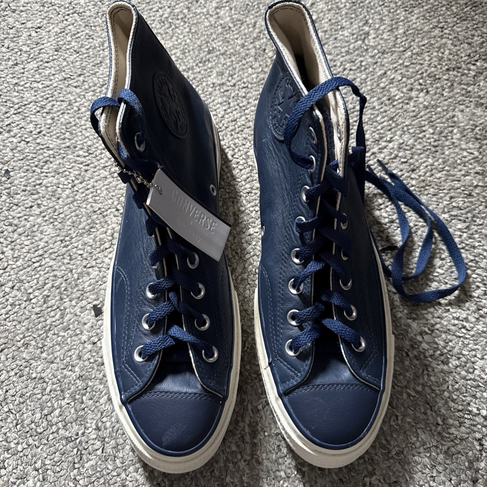Converse Chuck Taylor All Star 70s Navy Leather 9.5 Converse X Anthony RRP £150