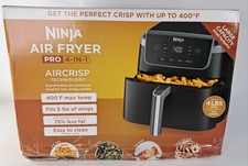 Ninja 5 Qt Air Fryer Pro 4-In-1 Aircrisp Technology AF141 EXCELLENT CONDITION 