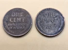 Lot of 2 Lincoln Wheat Pennies 1950 D And 1958 D Circulated
