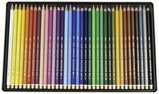 Polycolor Drawing Pencil Set 36 Assorted Colored Pencils Tin FA3819.36