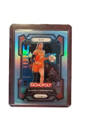 2024 Prizm Monopoly WNBA DiJonai Carrington Light Blue #190/199 #17 Sun