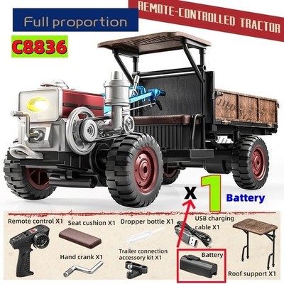 RC Traktor 1/14 2,4Ghz Rückwände zu öffnen RC Bauernhof Fahrzeug Spielzeug