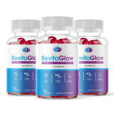 3 Pack RevitaGlow Gummies, Revita Glow Skincare for Healthy Skin 180 Gummies