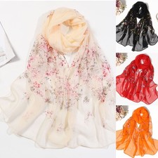 Elegant Lightweight Scarf Shawl Wrap for Women Fashion Accessory Four Seasons