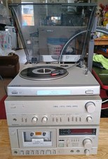 Technics Mini Micro System Amplificatore Cassetta e Giradischi Hifi Sistema Separato