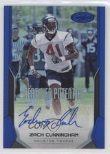 2017 Certified Potential Signatures Mirror Blue 48/50 Zach Cunningham Auto 00m9