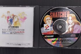 KONAMI Snatcher Sega Saturn Game Used Complete
