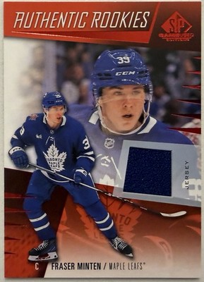 2023-24 Upper Deck SP Game Used Authentic Rookies Jersey Fraser Minten #272 1a2h