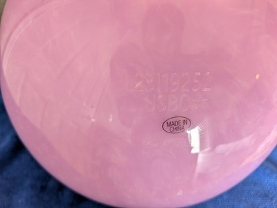 Storm ICE Lavender 14lb Polyester Spare Ball Undrilled NIB