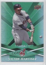 2009 Upper Deck Spectrum Green 51/99 Victor Martinez #29 0a1