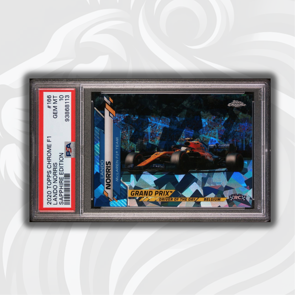 PSA 10 - RC - Lando Norris #166 - 2020 Topps Chrome F1 - Rookie