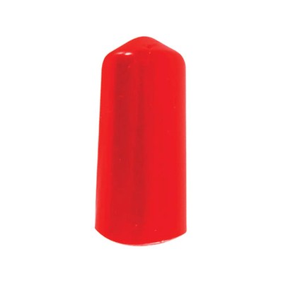 Thunder Group PLPRC002RD 1/2'' Red Plastic Liquor Pourer Dust Cap - 1 Doz
