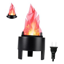 3D LED Fake Fire Flame - Artificial Flickering 110V Realistic Simulated Prop
