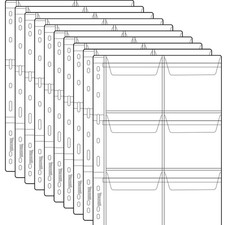 Münzblätter 6 Gitter Transparent Sammlungsz...