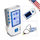 Portable Handheld Color LCD ECG EKG Heart Rate Monitor Electrocardiogram + Lead