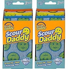 Scour Pads - Scour Daddy - Multi-Surface Scouring Pad, Absorbent, Durable, Fl...