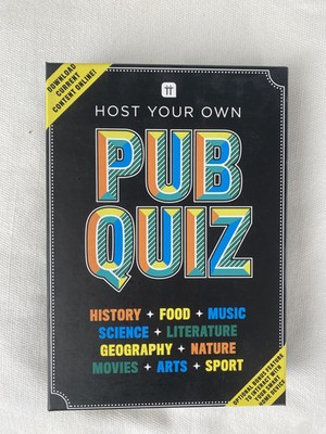 PUB QUIZ - Gesellschaftsspiel von talking tables, Alter 16+