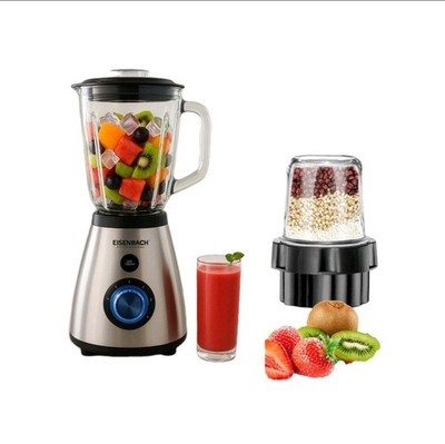 Standmixer Eisenbach Glas Edelstahl 800 Watt Universal Mixer Blender Kaffeemühle
