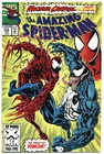 Amazing Spider-Man #378 VF, Max Carnage, Direct Marvel Comics 1993 Stock Image